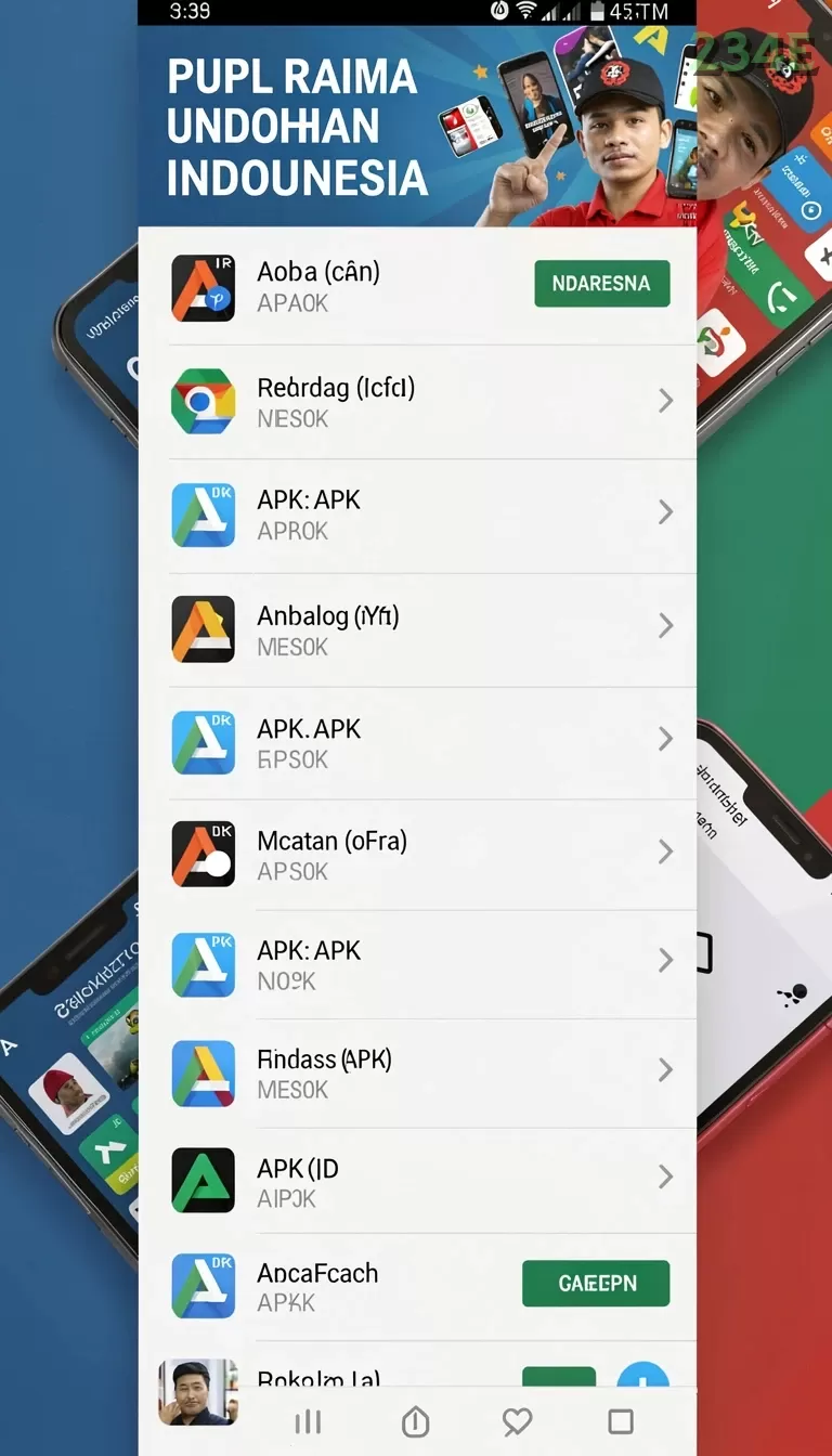 Galeri pratinjau visual 234e build APK resmi terbaru